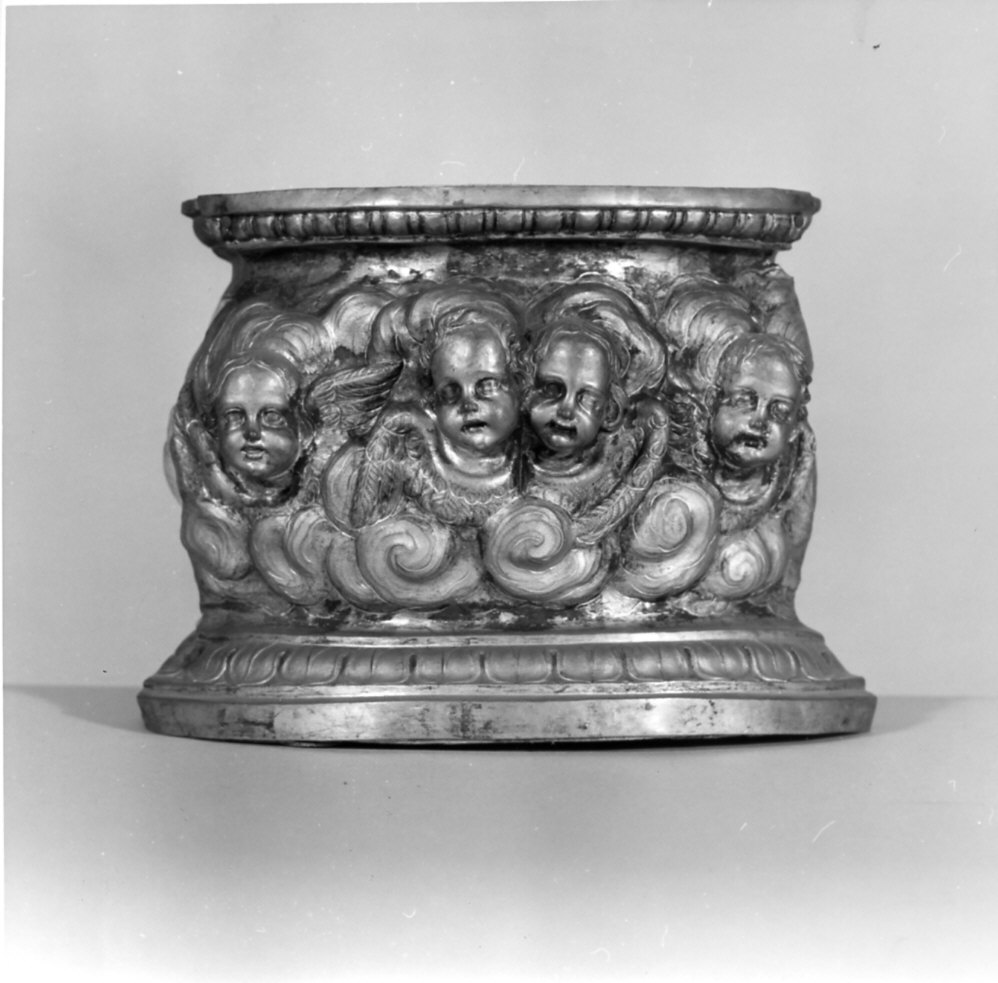 tronetto per esposizione eucaristica, opera isolata - bottega italiana (sec. XIX)