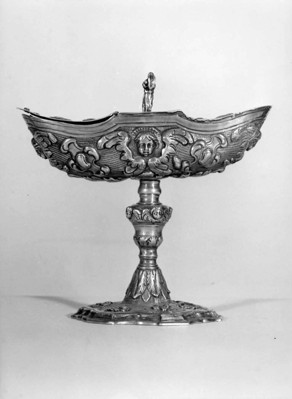 navicella portaincenso, opera isolata - bottega lombarda (sec. XVIII)