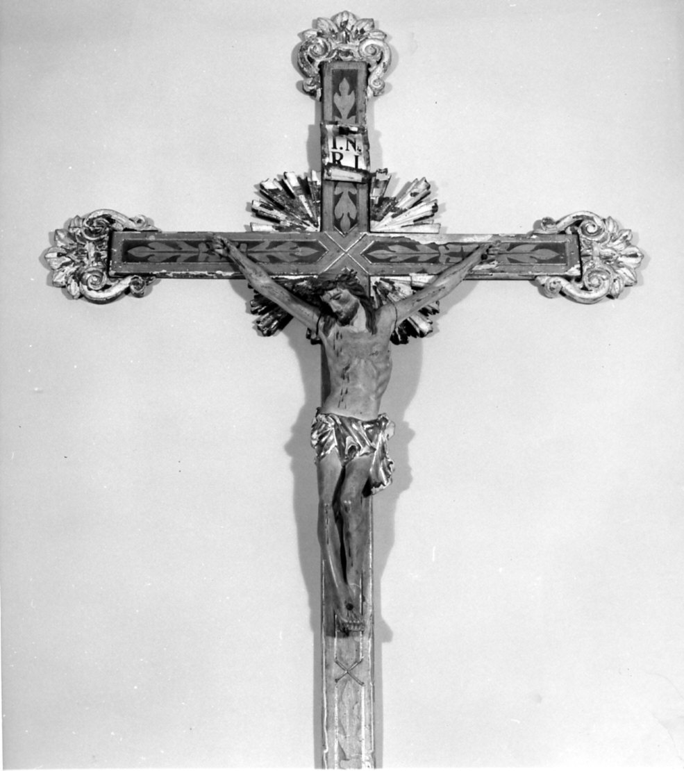 croce processionale, opera isolata - bottega italiana (sec. XIX)