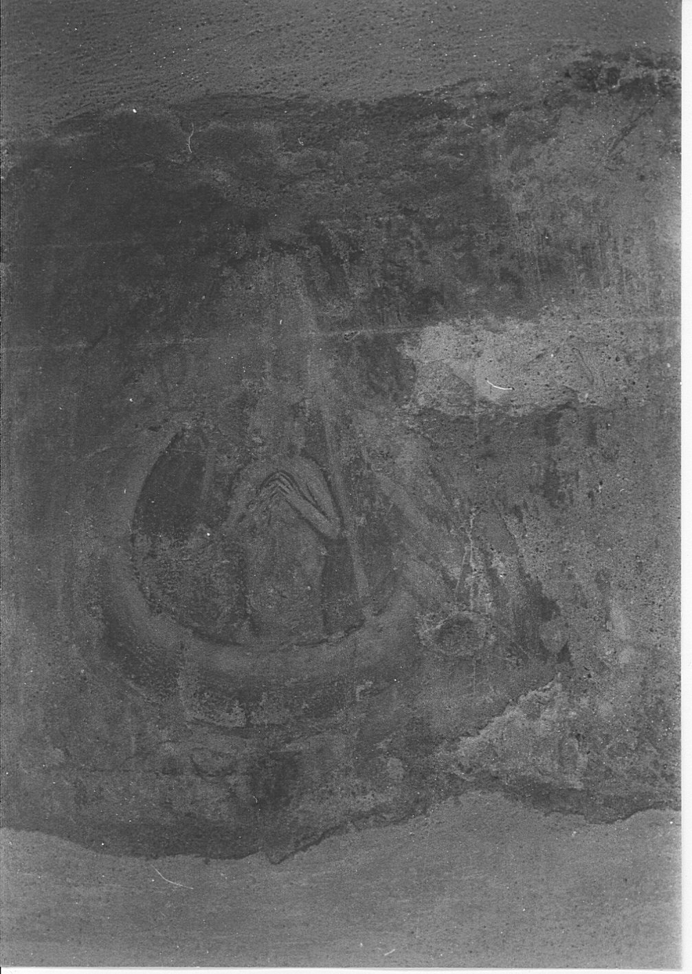 scena di battesimo (dipinto, opera isolata) - ambito lombardo (fine/inizio secc. XII/ XIII)