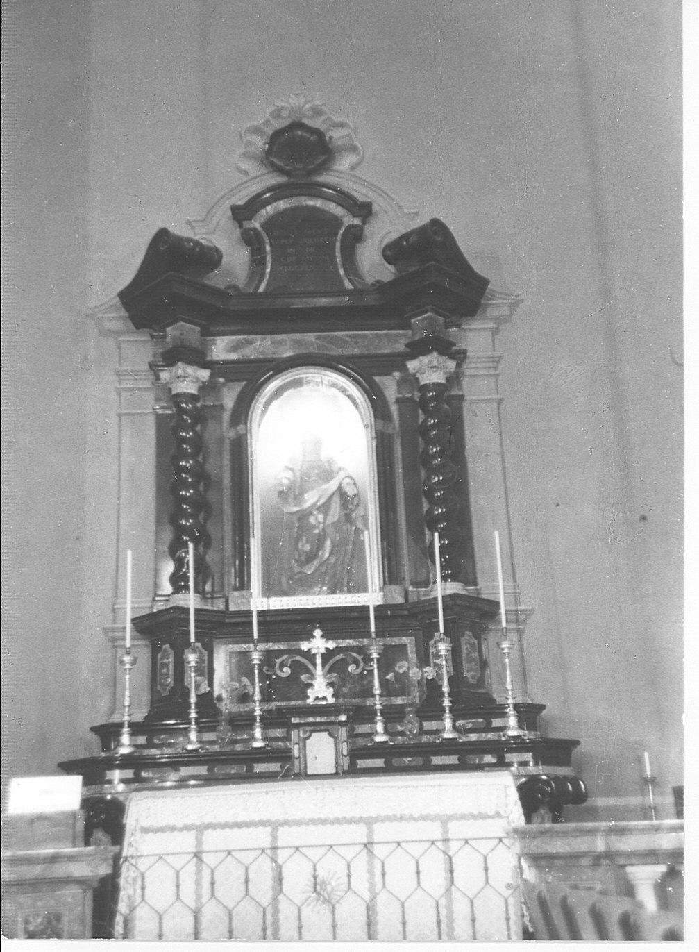 altare, complesso decorativo - bottega lombarda (seconda metà sec. XVII)