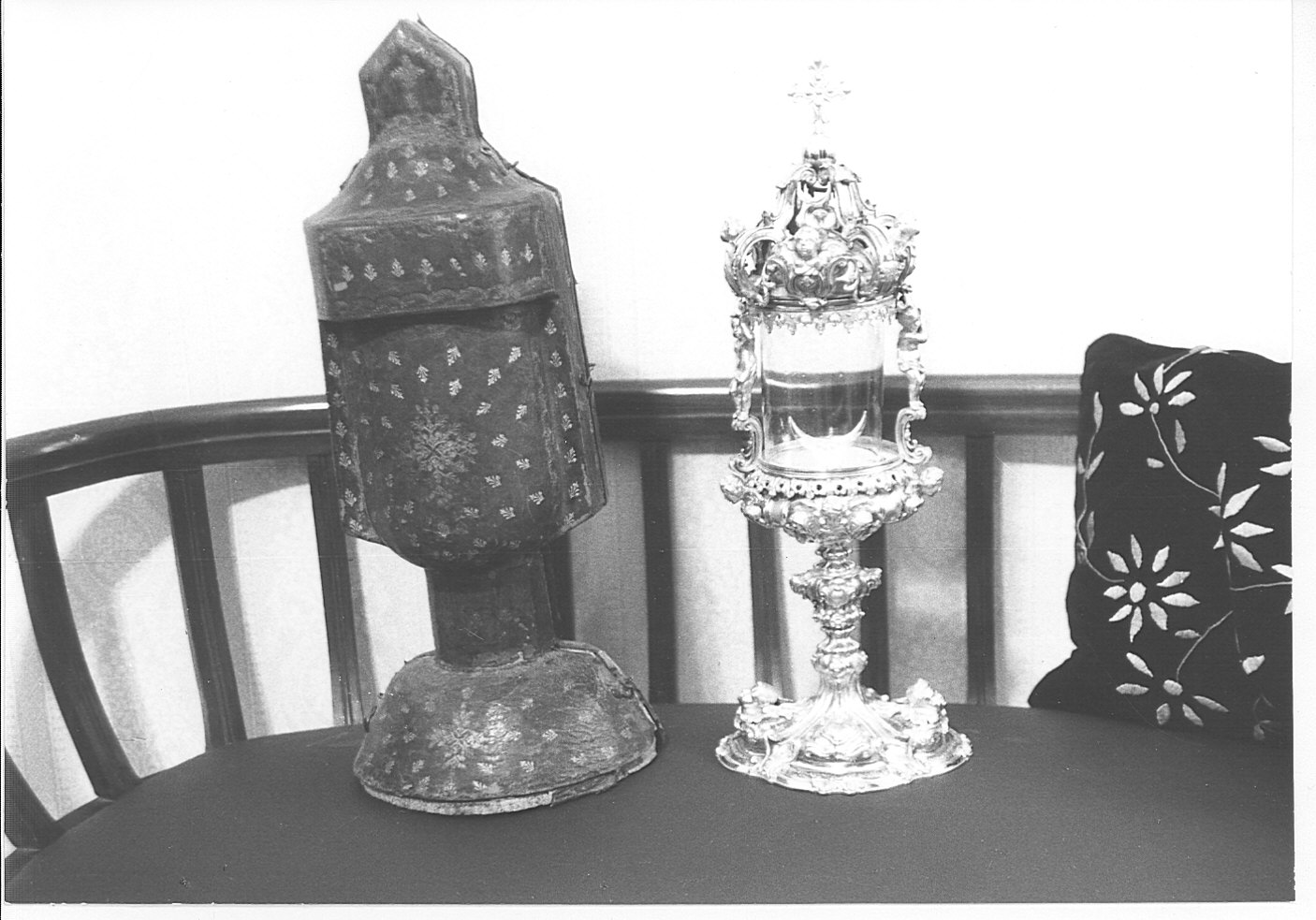 ostensorio architettonico, opera isolata - bottega lombarda (sec. XVII)