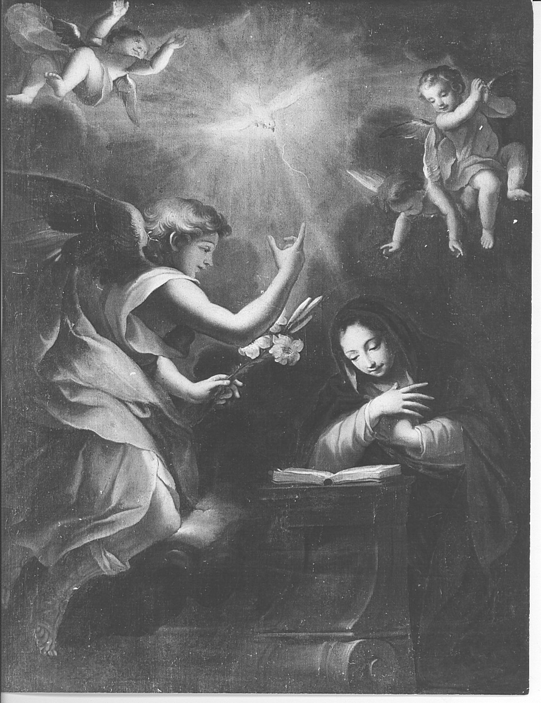 Annunciazione (dipinto, opera isolata) - ambito lombardo (fine/inizio secc. XVII/ XVIII)