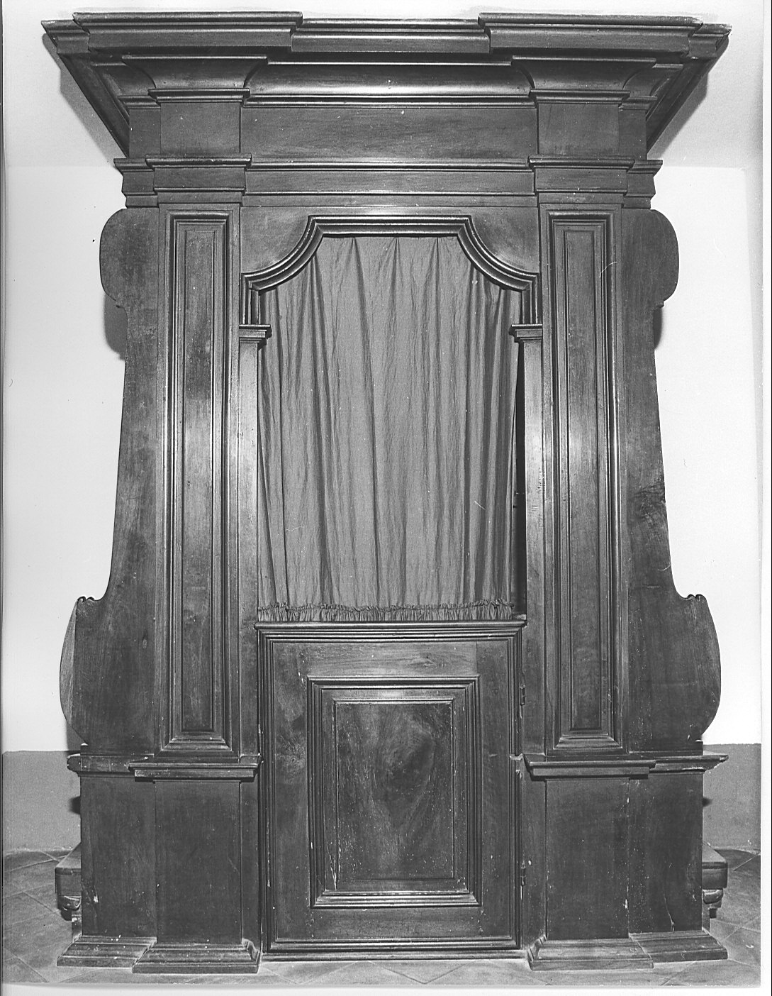 confessionale, opera isolata - bottega lombarda (sec. XIX)