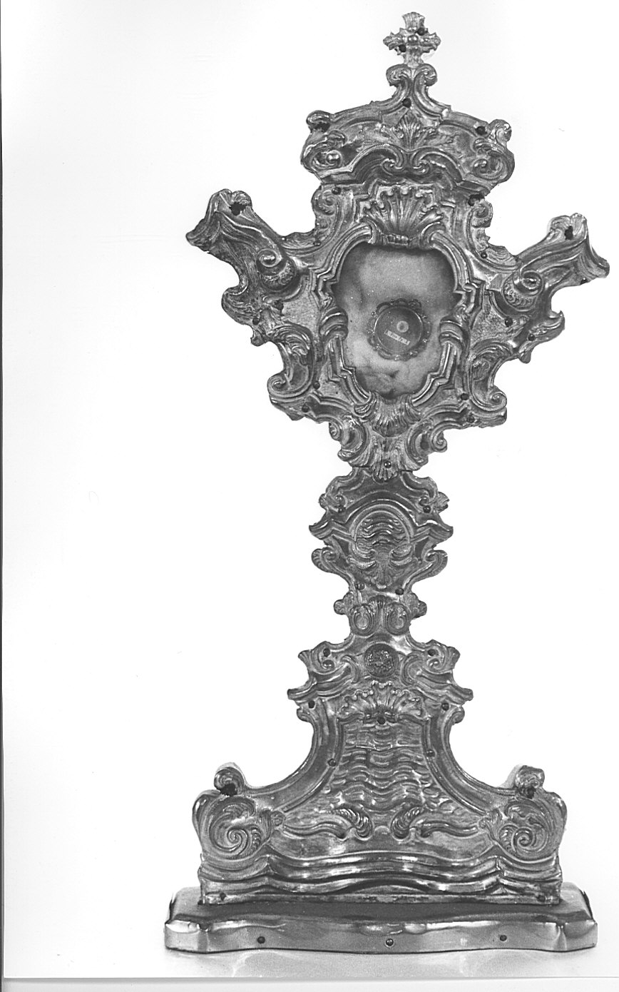 reliquiario - a ostensorio, opera isolata - bottega lombarda (sec. XVIII)