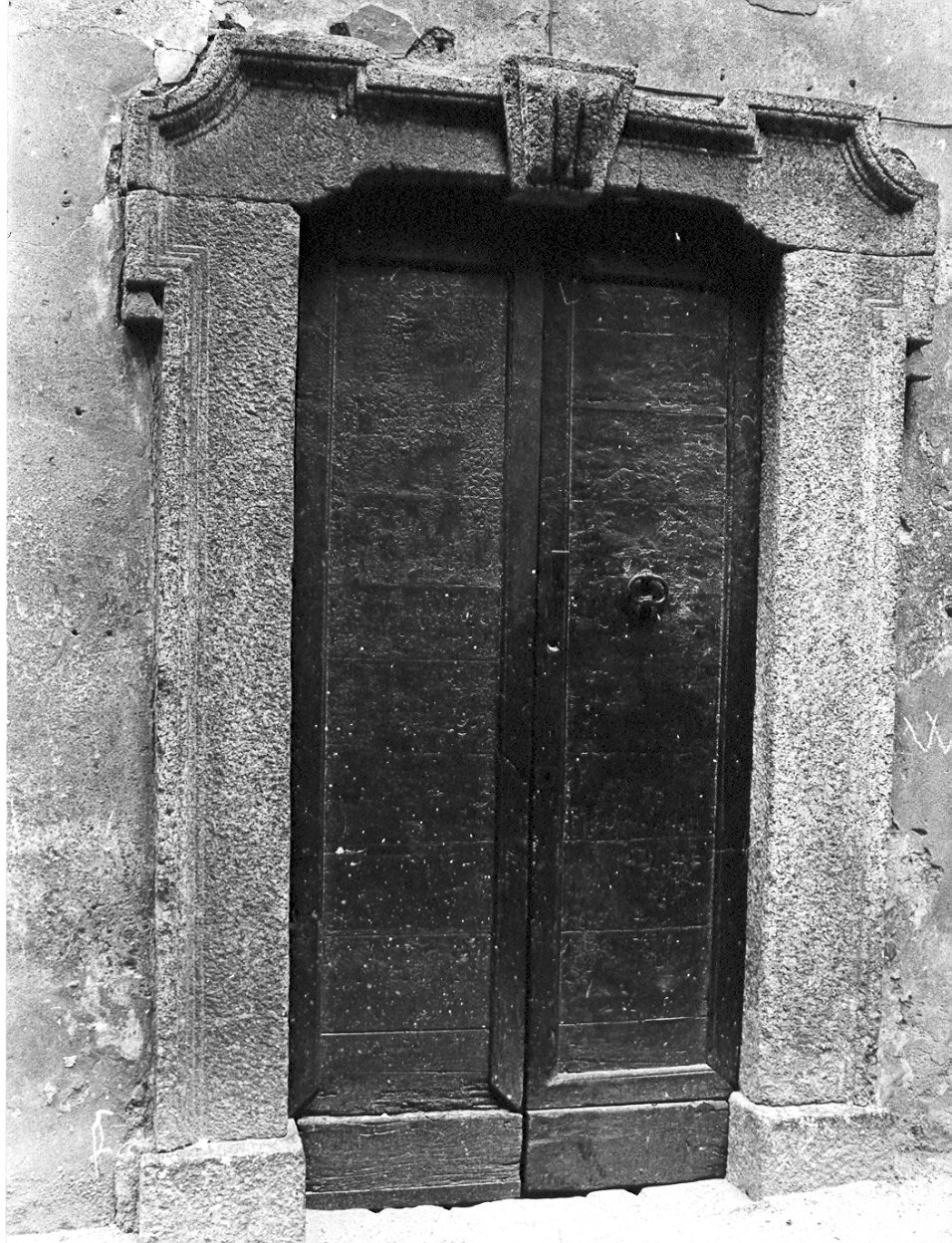 portale, opera isolata - ambito lombardo (seconda metà sec. XVIII)