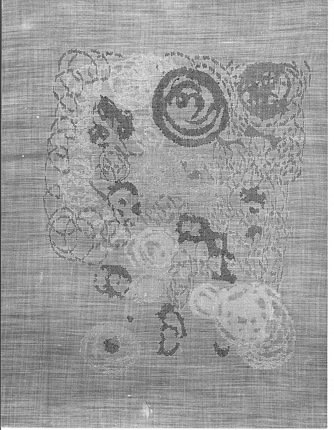 tovaglietta, opera isolata - manifattura lombarda (sec. XX)