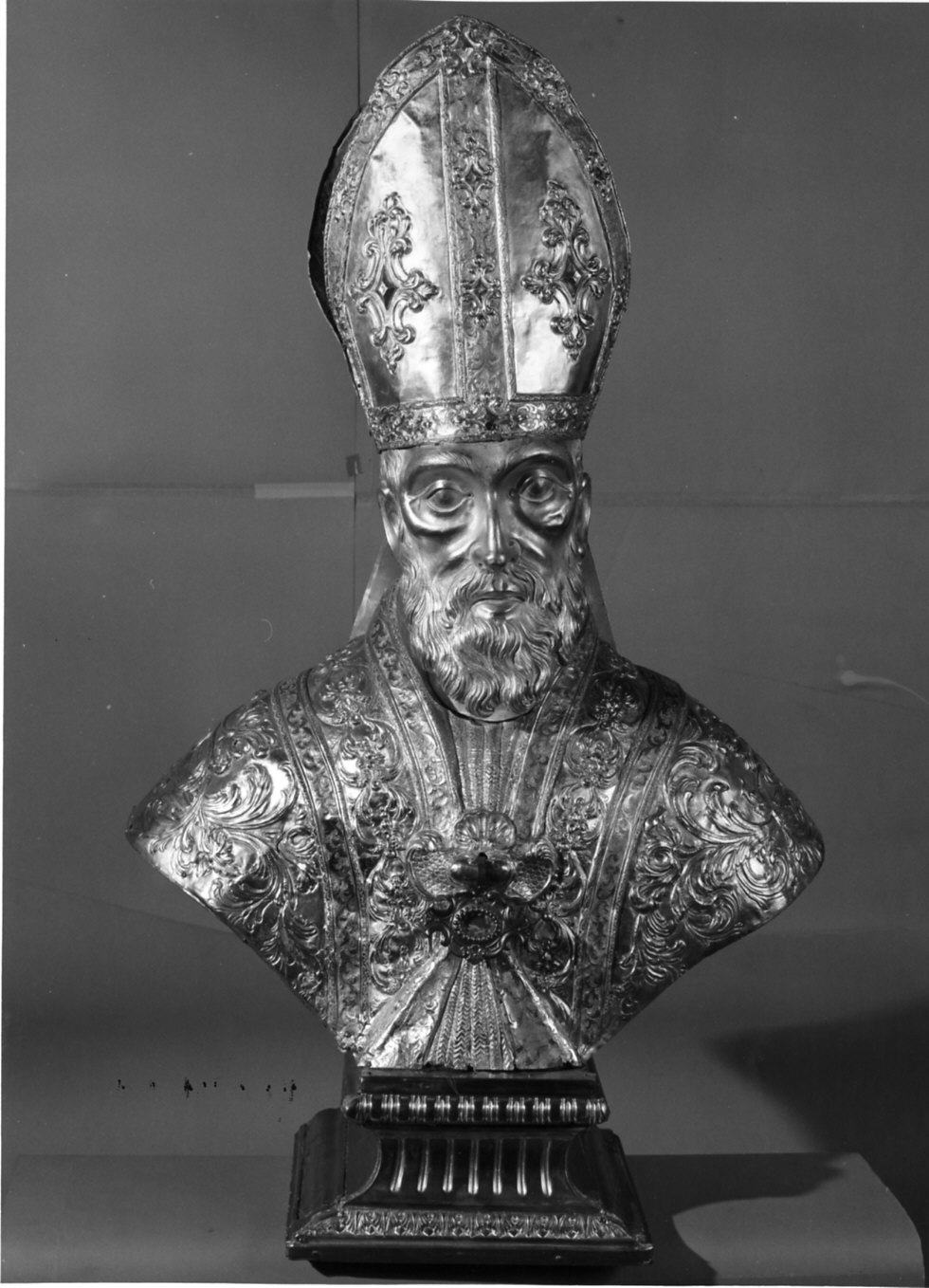 reliquiario - a busto, opera isolata - bottega lombarda (sec. XVIII)