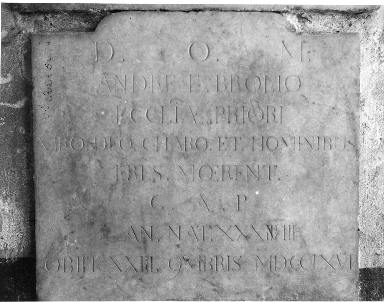 lapide, opera isolata - bottega lombarda (sec. XVIII)