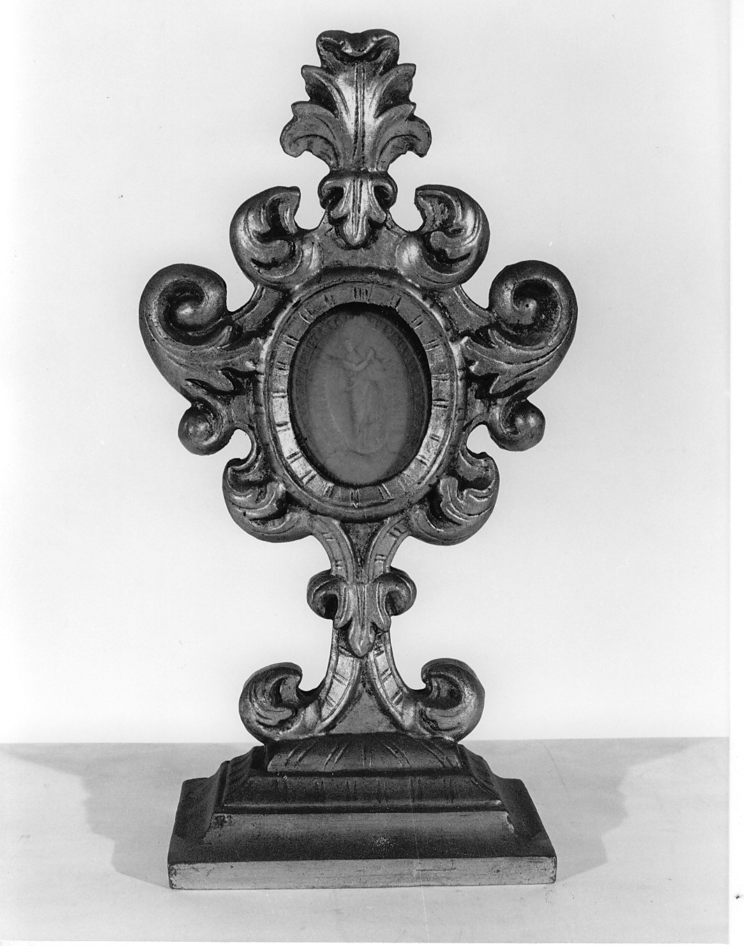 reliquiario - a ostensorio, serie - bottega lombarda (sec. XIX)