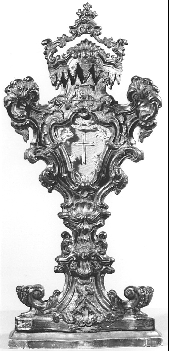 reliquiario - a ostensorio, opera isolata - bottega lombarda (sec. XVIII)