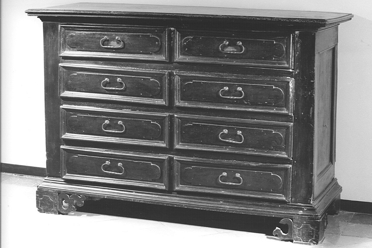 cassettone, opera isolata - bottega lombarda (sec. XVII)