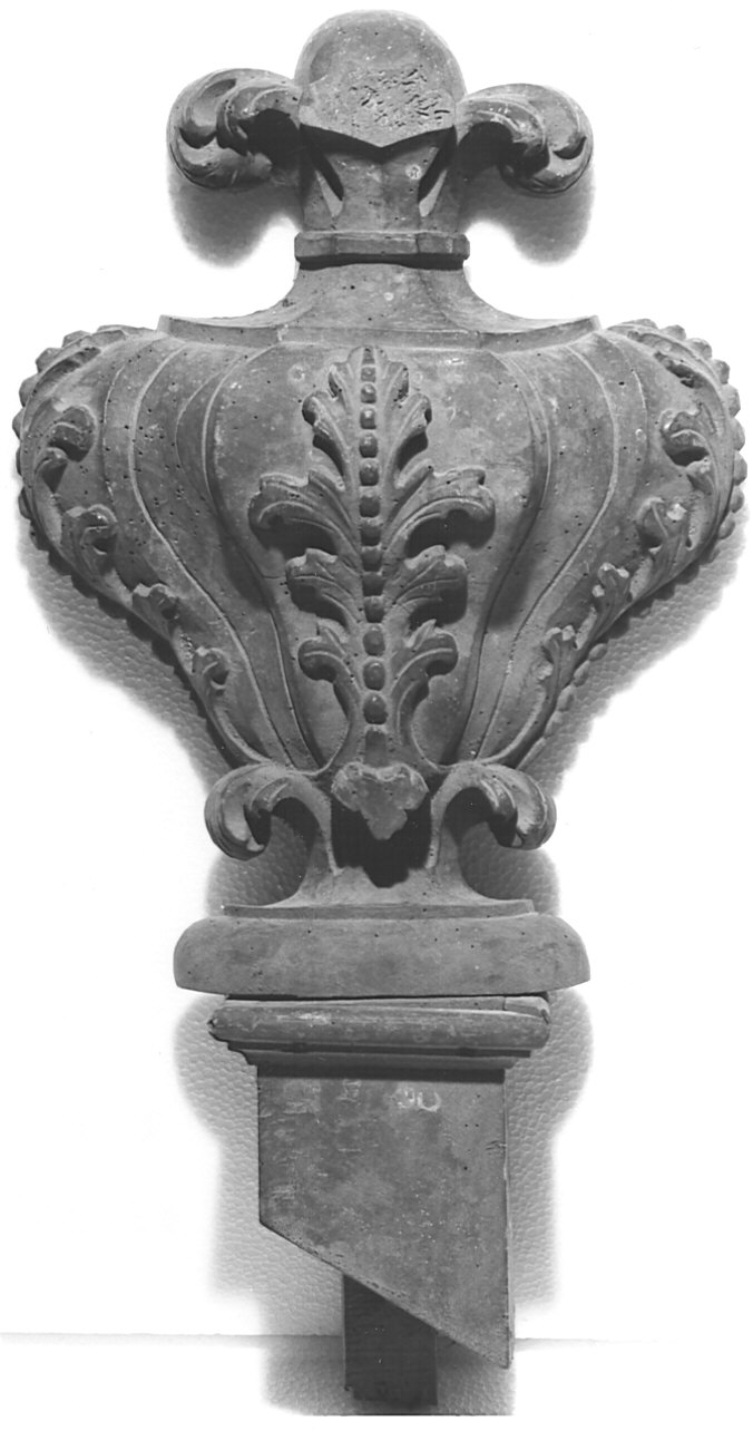 terminale di asta di baldacchino, serie - bottega lombarda (sec. XVII)