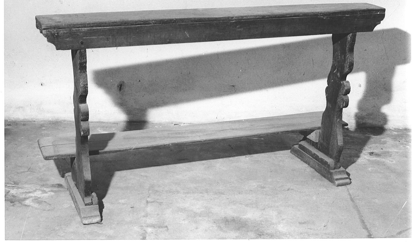 inginocchiatoio, opera isolata - bottega lombarda (primo quarto sec. XVIII)