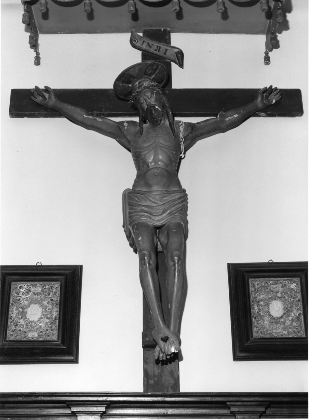 crocifisso, opera isolata - bottega lombarda (sec. XVII)