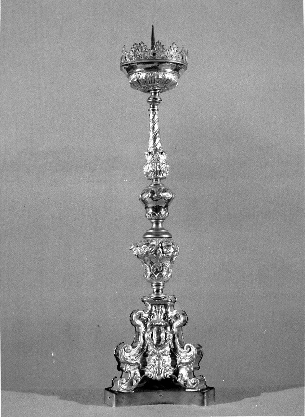 candeliere, serie - bottega lombarda (sec. XIX)