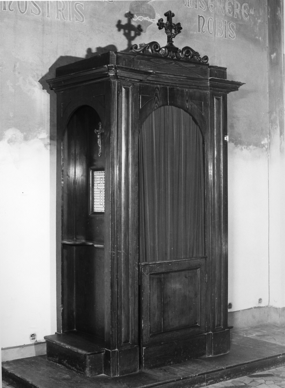 confessionale, opera isolata - bottega lombarda (sec. XIX)