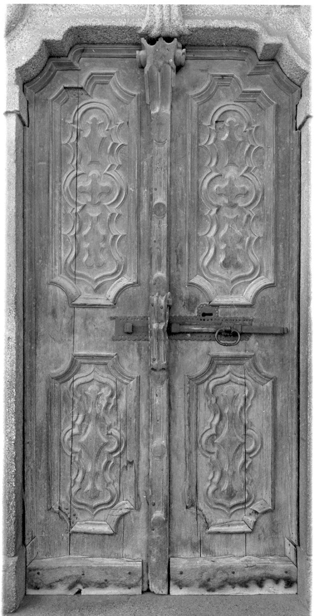 porta - a due battenti, opera isolata - ambito lombardo (prima metà sec. XVIII)