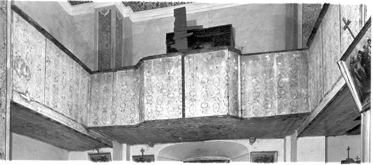 tribuna d'organo, opera isolata - ambito lombardo (prima metà sec. XVIII)