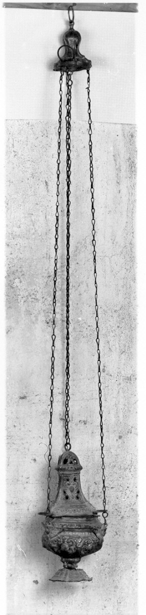 turibolo - a vaso fiammeggiante, opera isolata - ambito lombardo (sec. XVIII)