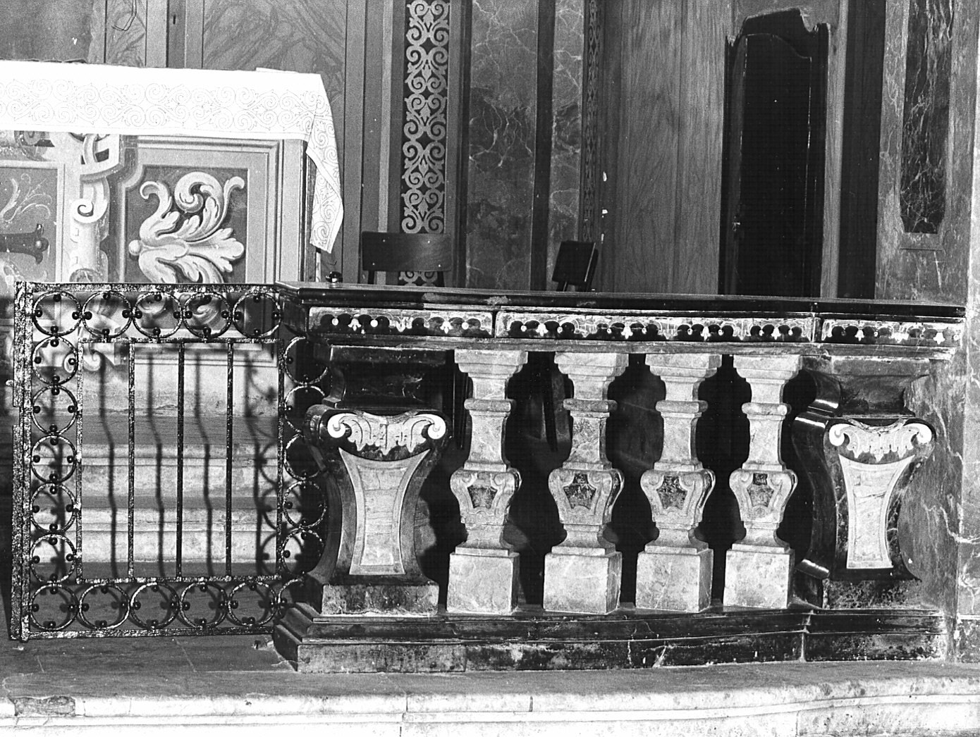 balaustrata, serie - bottega lombarda (metà sec. XVIII)