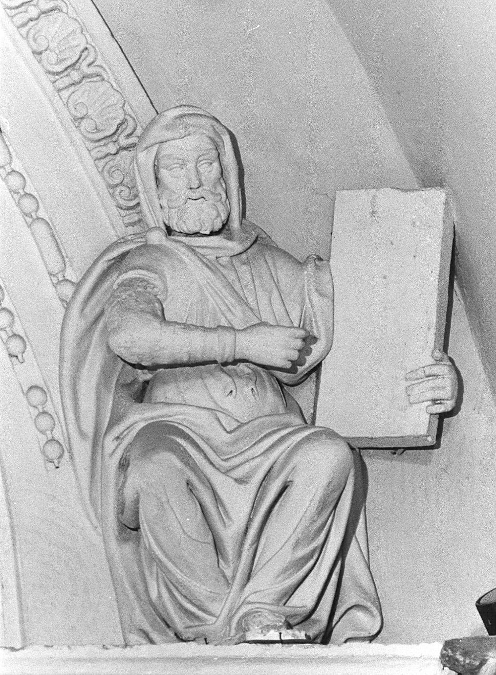 profeta (scultura, elemento d'insieme) - bottega lombarda (sec. XVII)
