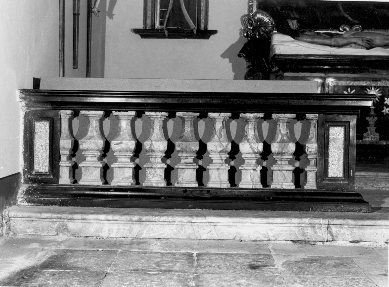 balaustrata - bottega lombarda (sec. XVIII)