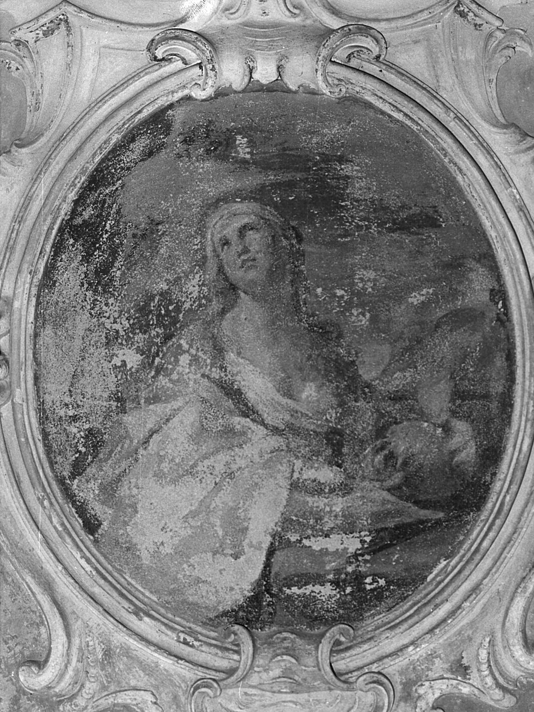 Santa Maria Maddalena (dipinto murale) - ambito lombardo (fine sec. XVII)