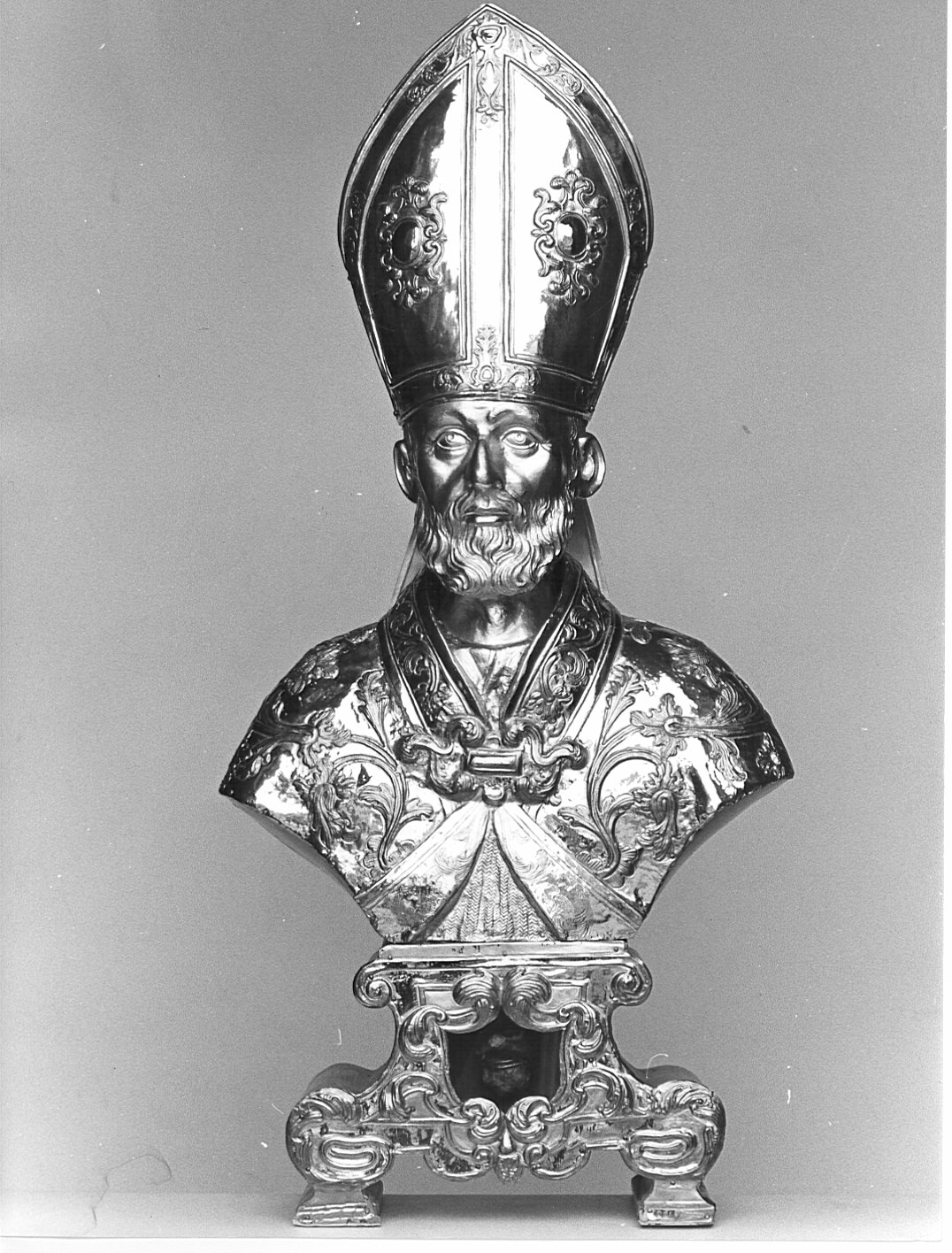 reliquiario - a busto - bottega lombarda (fine sec. XVII)