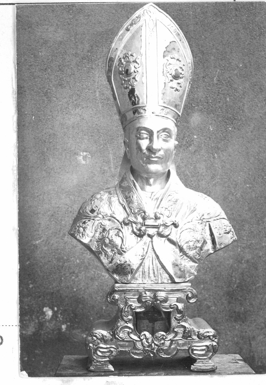reliquiario - a busto - bottega lombarda (fine sec. XVII)