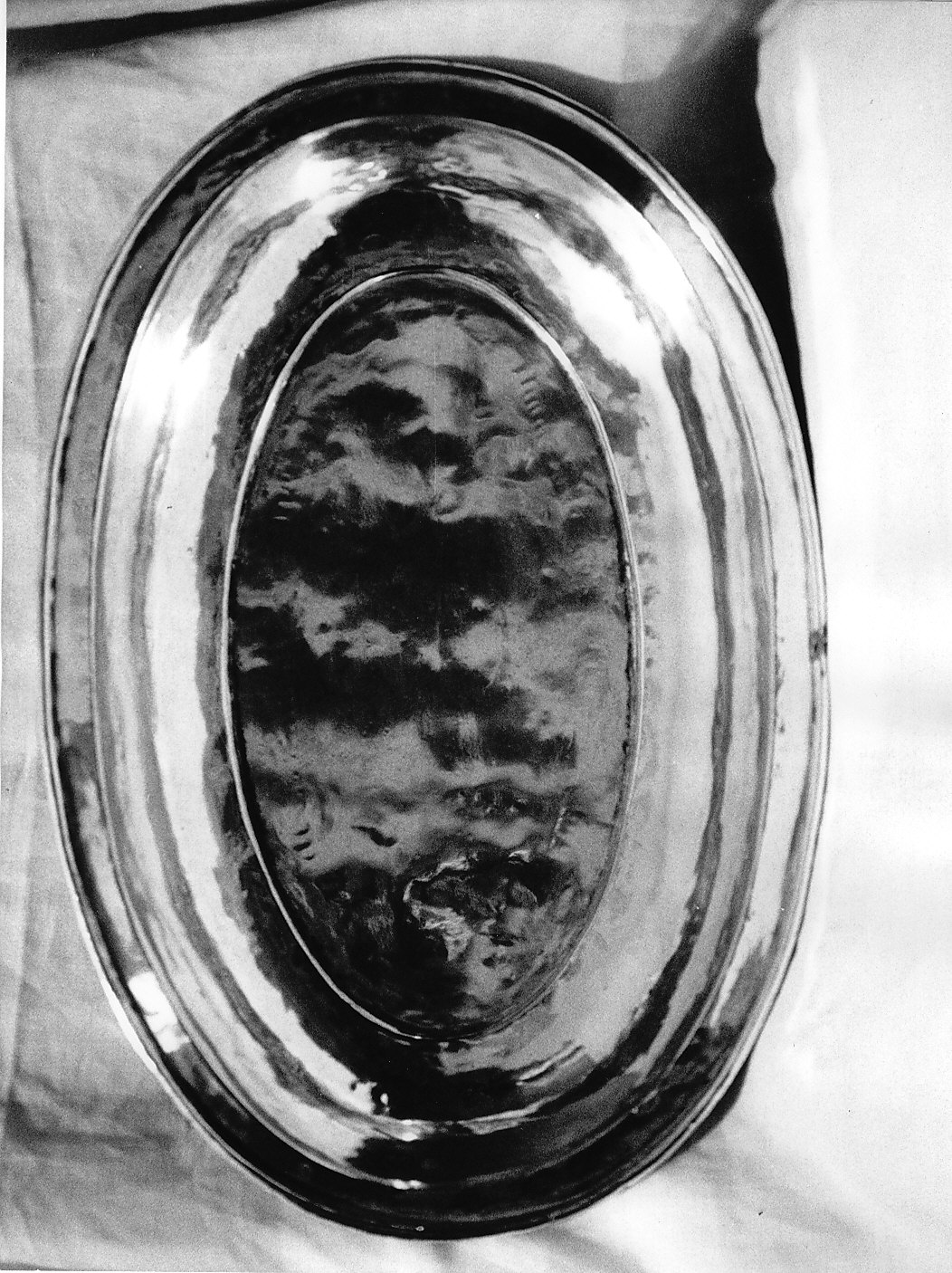 bacinella, opera isolata - bottega lombarda (sec. XIX)