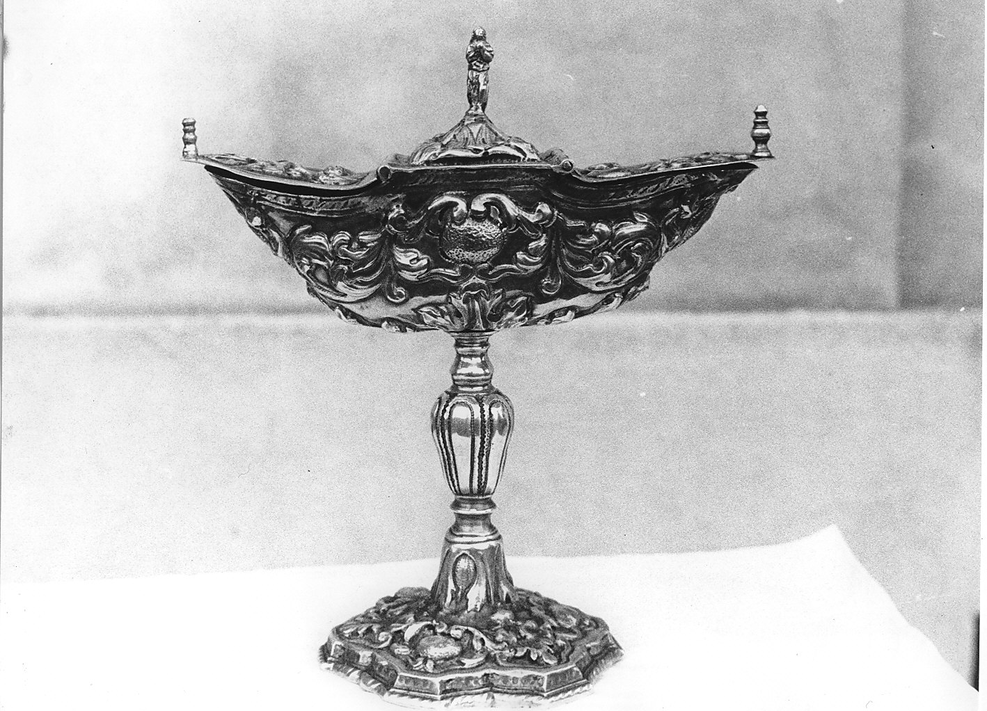 navicella portaincenso, opera isolata - bottega lombarda (sec. XVIII)