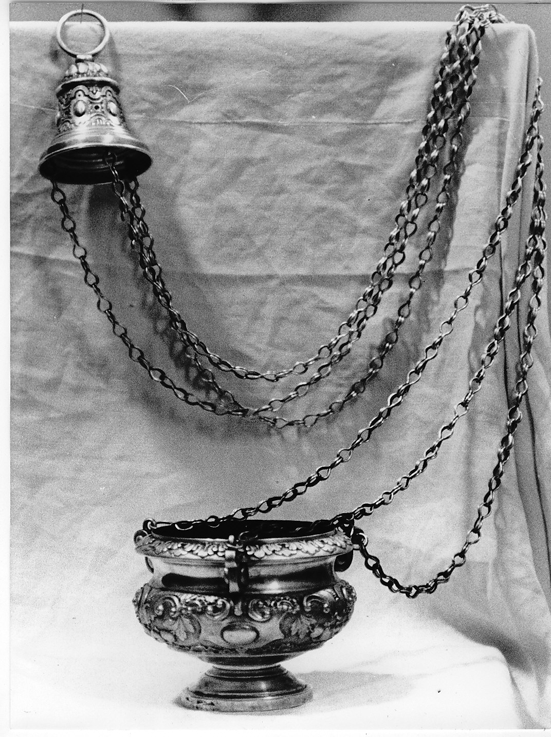 turibolo - a coppa, opera isolata - bottega lombarda (sec. XIX)