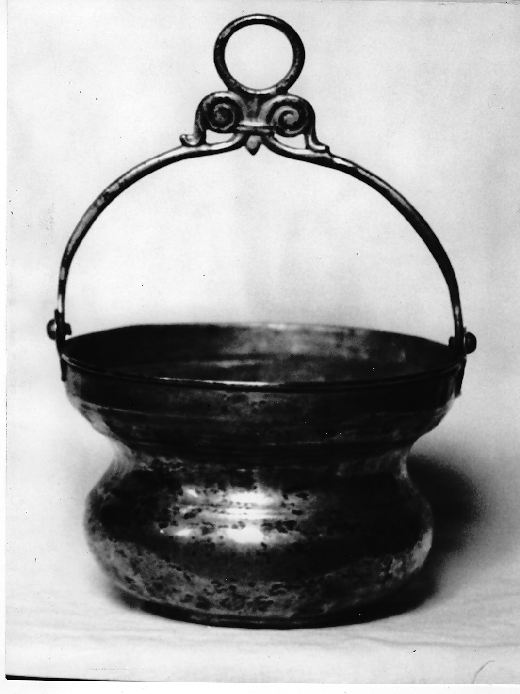 secchiello per l'acqua benedetta, opera isolata - bottega lombarda (sec. XIX)