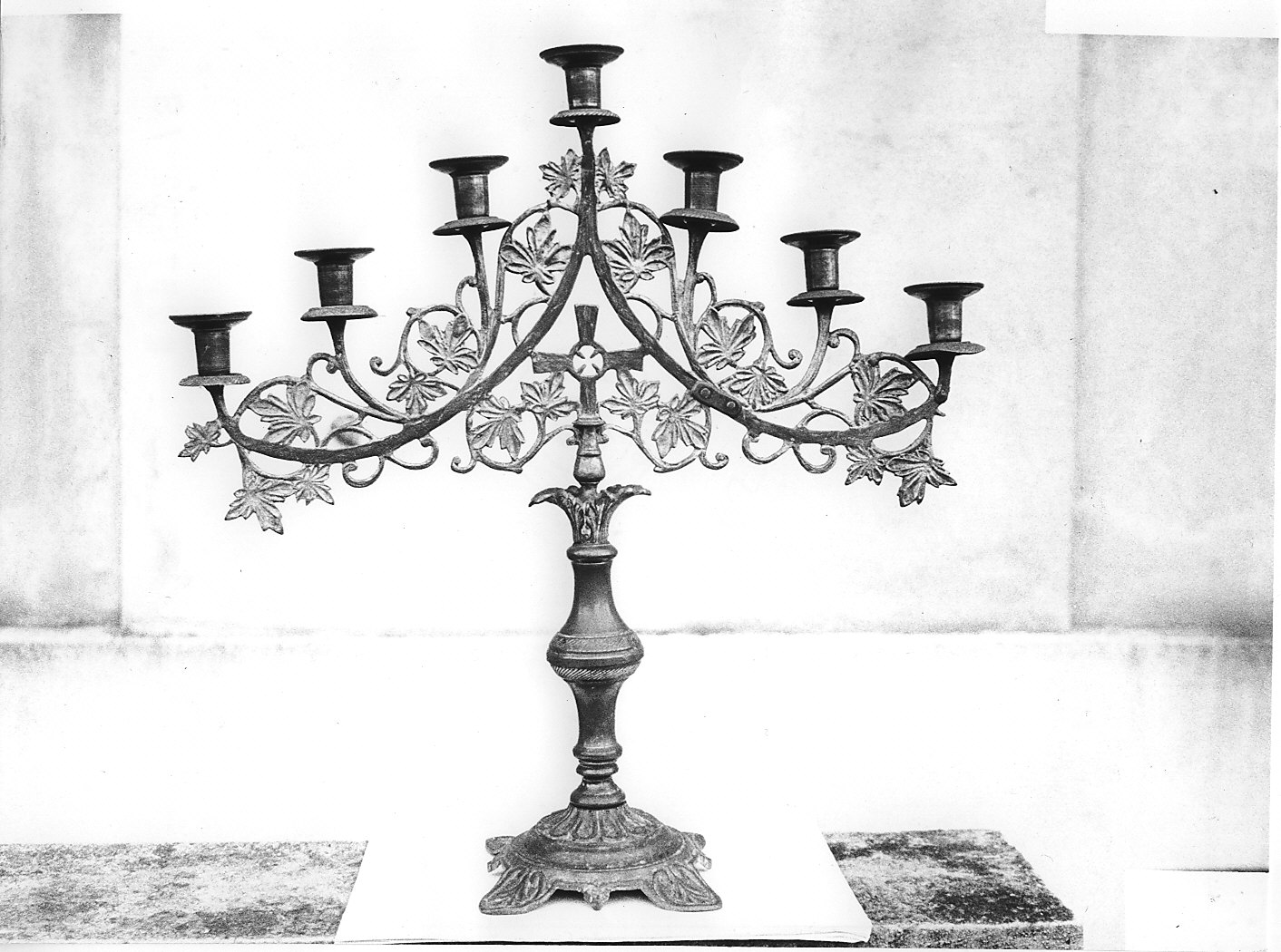 candelabro, serie - bottega lombarda (sec. XIX)