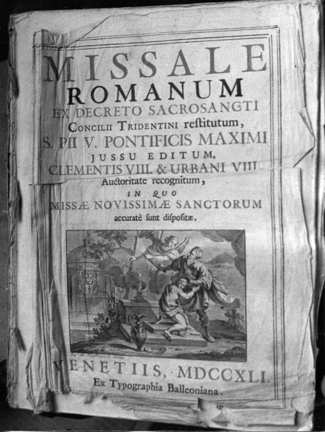 messale cantato, opera isolata - ambito veneziano (sec. XVIII)