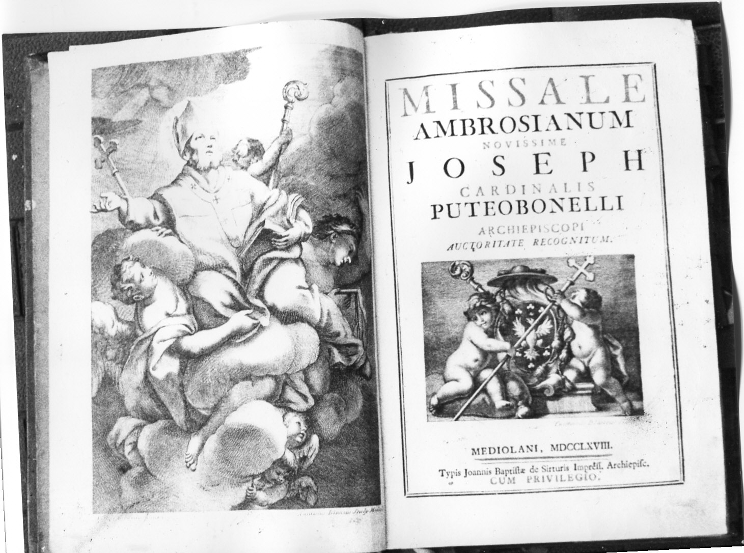 messale cantato, coppia - ambito lombardo (sec. XVIII)