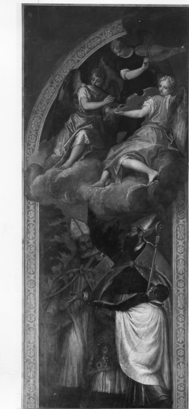 Santi (dipinto, opera isolata) di Caliari Paolo detto Veronese (scuola) (seconda metà sec. XVI)