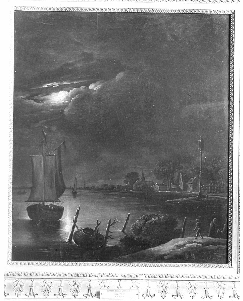 marina (dipinto) - ambito fiammingo (sec. XVIII)