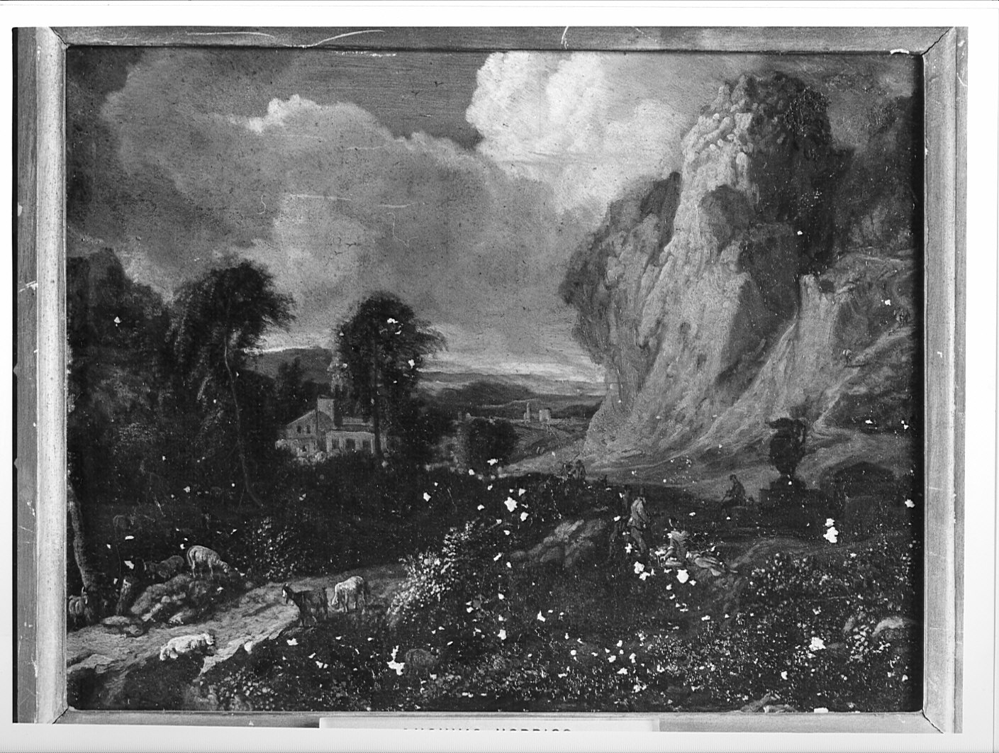 paesaggio (dipinto, pendant) - ambito olandese (prima metà sec. XVII)