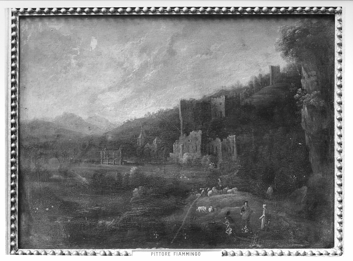 paesaggio (dipinto) - ambito fiammingo (sec. XVII)