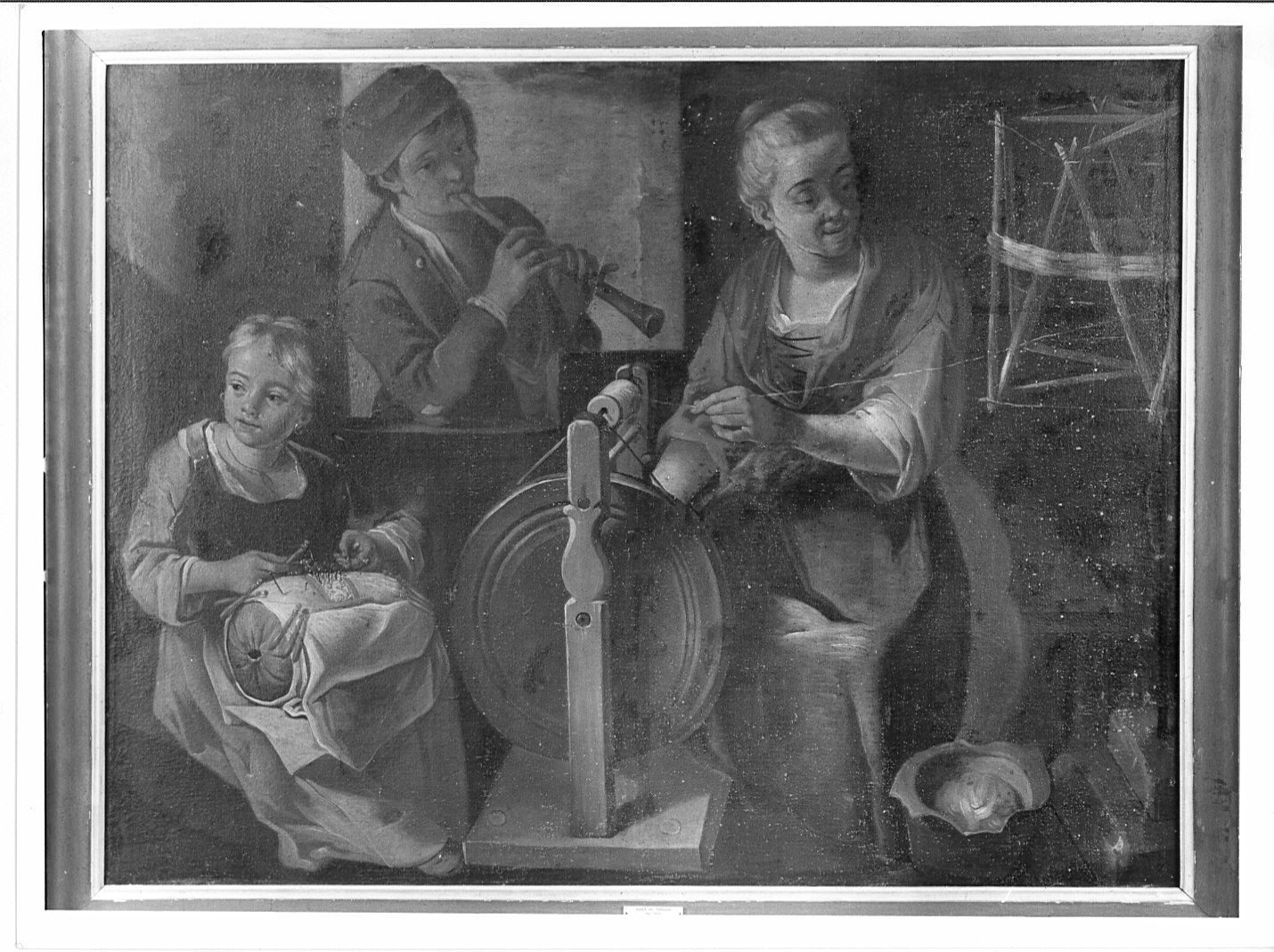 scena di genere (dipinto) di Cipper Giacomo Francesco detto Todeschini (attribuito) (sec. XVIII)