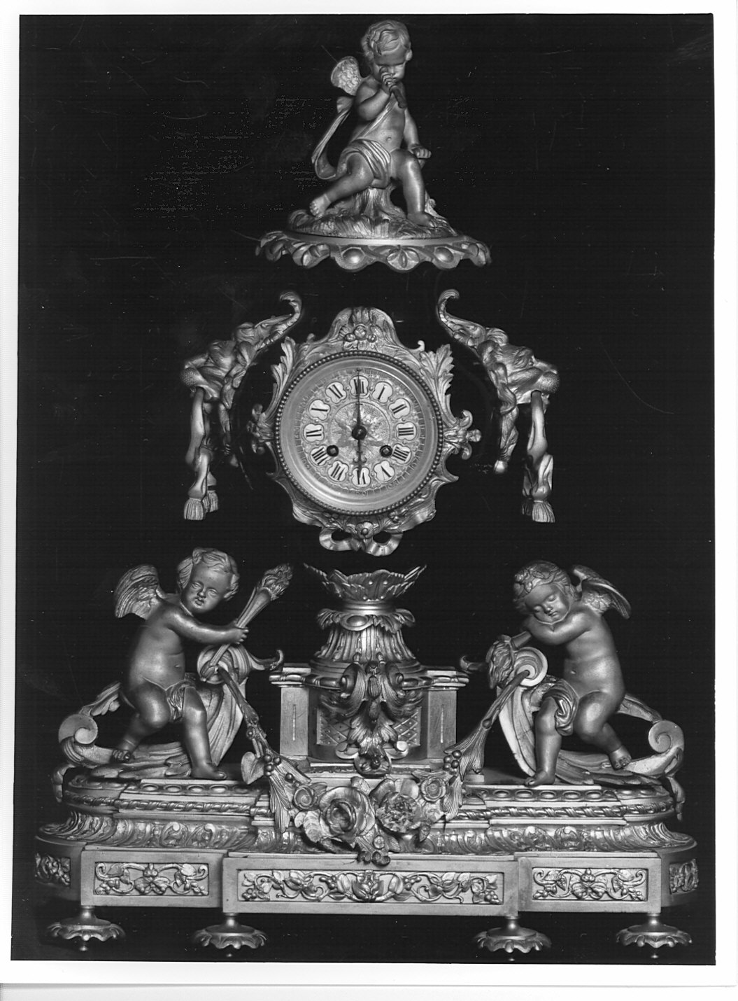 orologio - da tavolo, coppia - bottega francese (seconda metà sec. XIX)