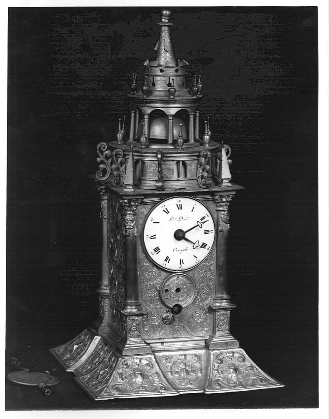 orologio - da tavolo - ambito italo-tedesco (sec. XIX)