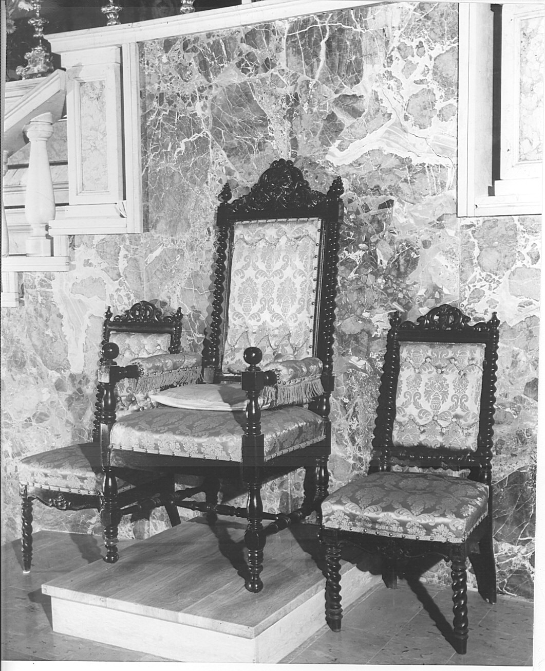 cattedra - bottega lombarda (sec. XIX)