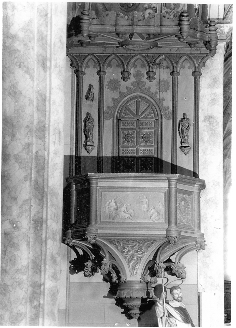 pulpito, serie - bottega lombarda (metà sec. XIX)