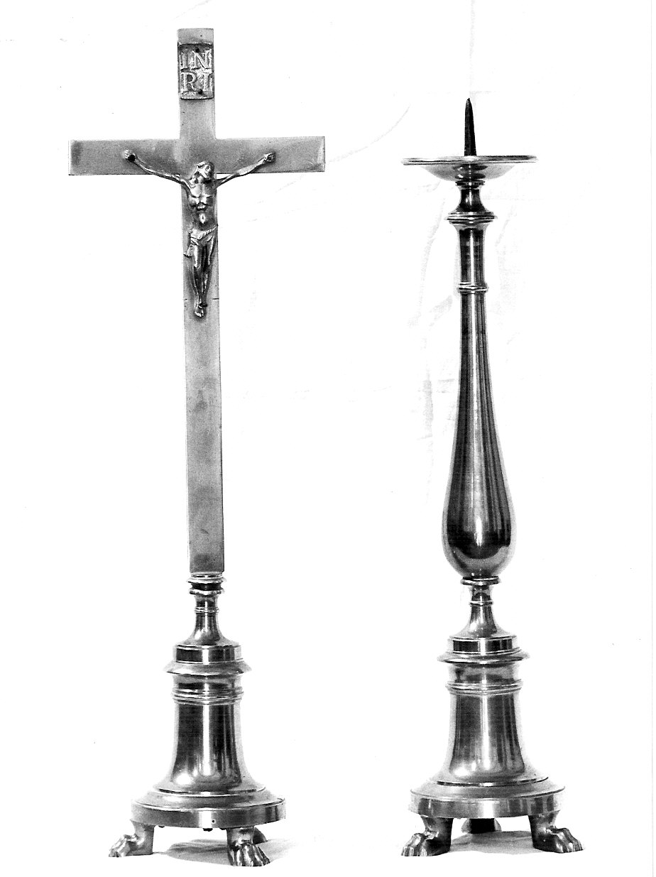 croce d'altare, opera isolata - bottega lombarda (sec. XIX)