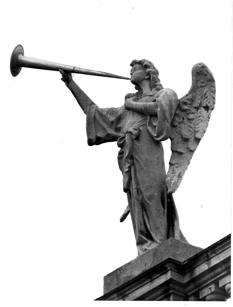 angelo musicante (statua, opera isolata) - bottega lombarda (sec. XX)