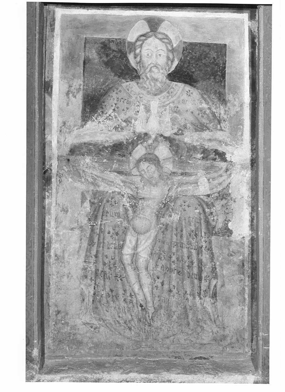Trinità (dipinto murale, opera isolata) - bottega lombarda (sec. XIV)