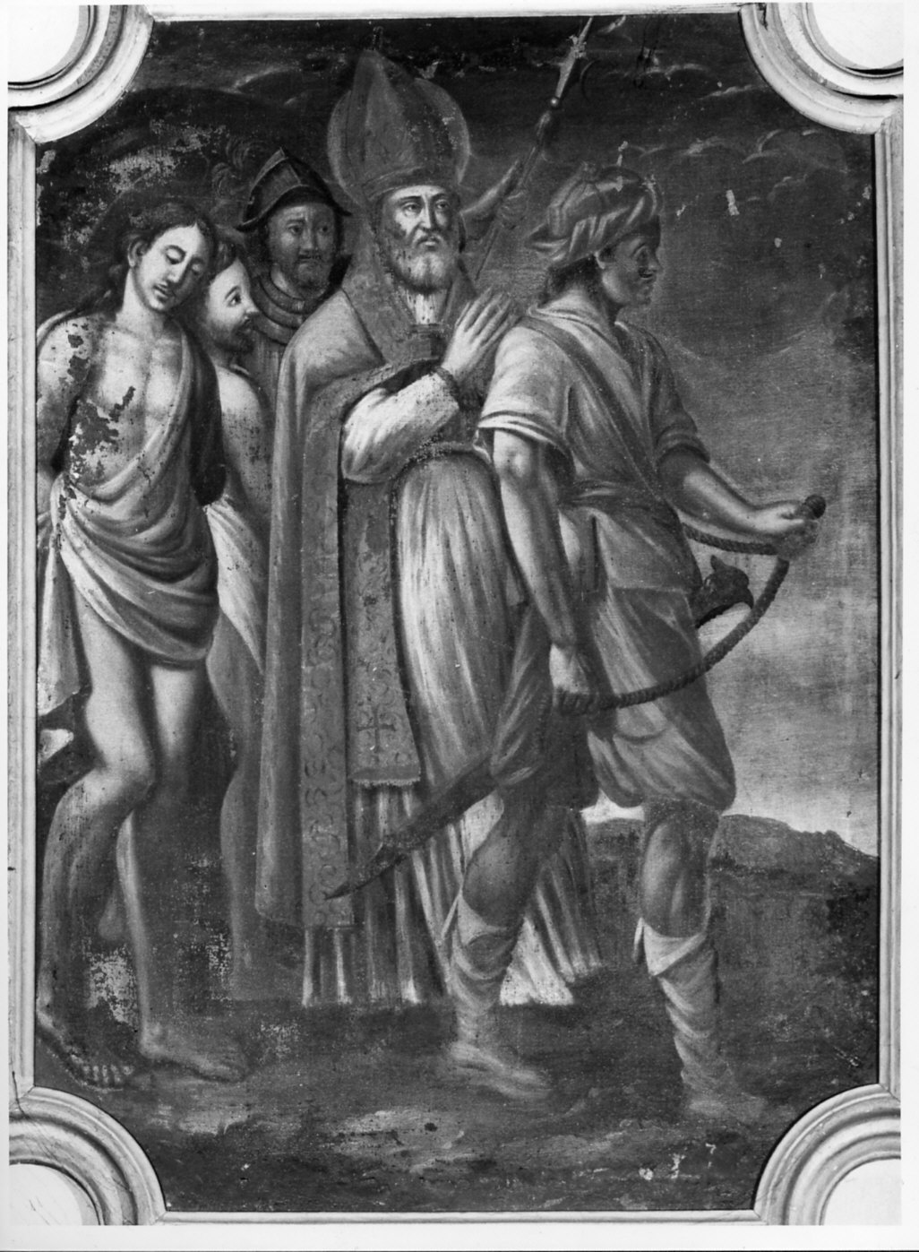 San Dionigi avviato al martirio (dipinto, pendant) - ambito lombardo (sec. XVII)